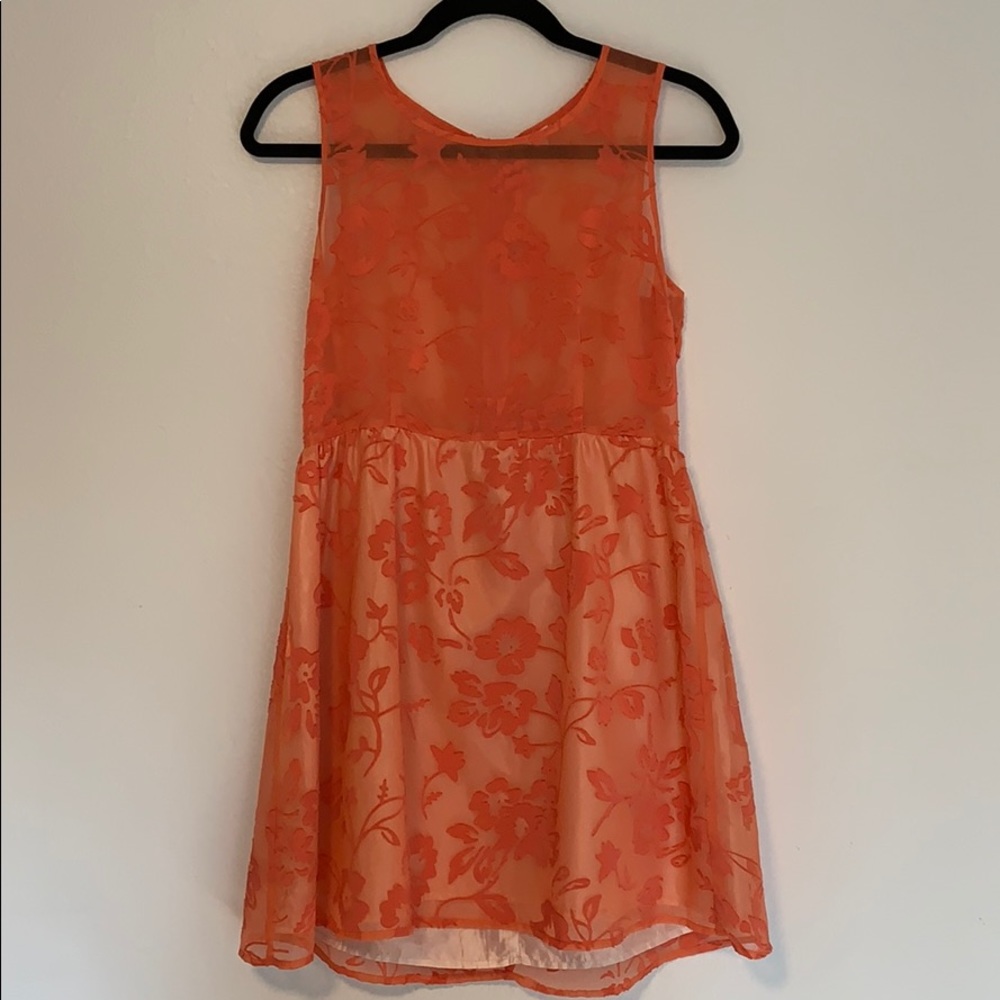 Forever 21 Hibiscus Floral Minidress